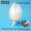 Physical foaming nucleating agent